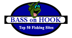 Bass on Hook Top 50 Fishing Sites
