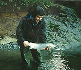 Chris and his steelhead