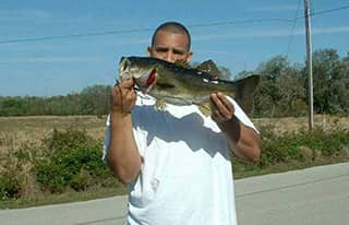7 pound bass from Bass on Hook