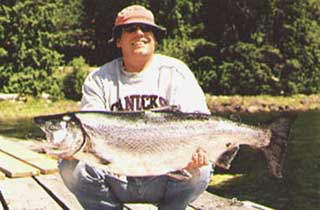 Andys 30lb Chinook Salmon from Nootka Sound