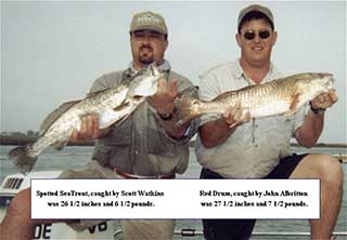 A nice Spotted Sea Trout and Red Drum