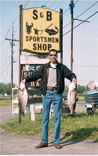 two very nice striper bass