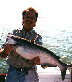 ted ellenbecker with a nice small river catfish